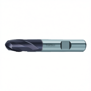 Fresa de extremo esférico HSS-Co Ttake TA1418 con recubrimiento de TiAlN, helicoidal de 30 grados y 2 filos - Product Image 2