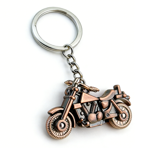 Vintage 3D Motorcycle Keychain Zinc Alloy Motorbike <b>Key</b> <b>Ring</b> Pendant <b>Bag</b> Charm Car Accessory Gift - Product Image 1