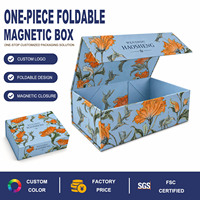 Boîte rigide magnétique écologique en une seule pièce, carton gris 2-3 mm, sensation rigide premium pour l'électronique, les montres, les chocolats