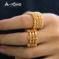Hot Simple Style Réglable Anneau Ouvert Bracelet Bracelet Femmes Bracelets et Anneaux Ensembles