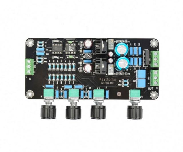 SeekEC Tone Board 2604 AD827 Fever Amplifier Preamplifier Volume Control Amplifier Preamp Tuning Board AC Dual 15-20V