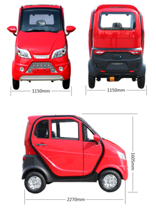 New Energy Mini Electric <b>Car</b> for Adults Automatic Leather Seats Left Steering Rear Camera Aluminum Alloy <b>Roof</b> <b>Rack</b> Dark Interior - Product Image 4