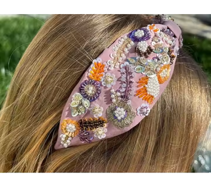 Bandeaux perlés avec bandeaux perlés avec travail embelli à la main de l'Inde pour les femmes Produit de qualité supérieure - Product Image 4