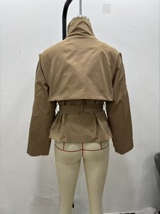 TAOP&ZA Abbigliamento <span class=keywords><strong>Donna</strong></span> 2025 Nuovo <span class=keywords><strong>Trench</strong></span> Coat Europeo e Americano alla <span class=keywords><strong>Moda</strong></span> con Doppio Petto e Lacci 6620085 - Product Image 5