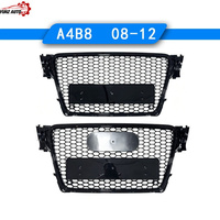 Pour Audi A4 B8 2008-2012, calandre avant en nid d'abeille, style RS, grille de ventilation sport, amélioration extérieure