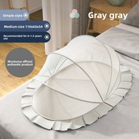 Moustiquaire Bébé Pliable Anti-Lumière, Couverture Intégrale, Anti-Moustiques, Chiffrée, pour Berceaux Sans Fond, Universelle, pour Nourrissons et Nouveau-nés