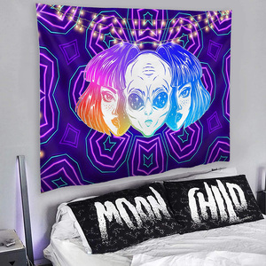 Hippie Trippy pared alienígena nacido de tapiz psicodélico tapiz de pared <span class=keywords><strong>para</strong></span> la decoración del hogar - Product Image 4