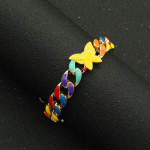 Colorful Dripping Oil <b>Bracelet</b>, Hipster Nightclub Hip-hop Decoration Wearing <b>Bracelet</b> <b>Bracelet</b> <b>Bracelet</b> Tanjing - Product Image 2