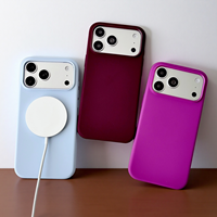 Coque magnétique en silicone liquide officielle Apple pour iPhone 18, 18 Pro, 18 Pro Max, compatible avec la charge sans fil magnétique, antichoc
