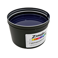 Encre offset UV Zhongrun série UV600-LED pour l'impression et l'emballage d'étiquettes, de papier, de carton doré et argenté, de colle souple en PVC