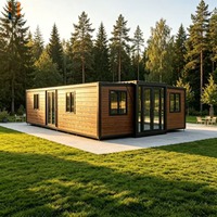 Rumah Modular Ekspansiabel Mobile 20ft 30ft 40ft untuk Kamp Kerja Terpencil