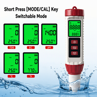 Testeur de qualité de l'eau numérique Dorry MF-X41 PH TDS EC Température avec écran rétroéclairé, plage 0-60°C et 0-9999ppm
