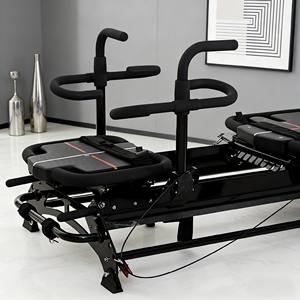 Lit de Pilates <span class=keywords><strong>Mega</strong></span> Reformer de qualité commerciale, personnalisable pour le marché mondial de la remise en forme - Product Image 3
