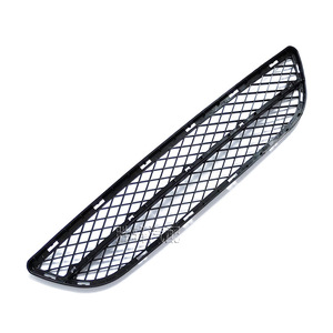 Bmw 3 Series E90 E91 Lower Grille Fog Light Bezels Front Bumper Air Intake <b>Mesh</b> Cover 2005-2008 ABS Plastic - Product Image 2