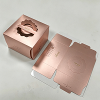 Boîtes rigides de luxe haut de gamme avec impression couleur UV, boîte cadeau premium avec gaufrage, emballage en carton doré pour pâtisserie et desserts