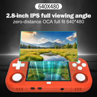 Nouveau système XUmini M Linux 64G console de jeu portable mini double joystick 2.8 pouces lecteur de jeu rétro portable pour psp