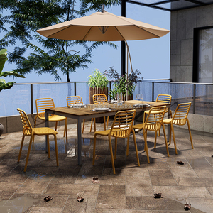 Silla de Comedor Moderna de Plástico OKAY Furniture con Respaldo Negro Tapizado, <span class=keywords><strong>Sillas</strong></span> de Comedor <span class=keywords><strong>para</strong></span> Apartamento - Product Image 2