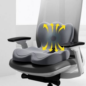 Ergonomic Office Chair & Car Seat <b>Memory</b> Foam Tailbone Cushion Sublimation Blanks for Pain Relief Lumbar <b>Pillows</b> & Seat Cushions - Product Image 1