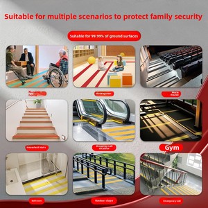 Bandes antidérapantes autocollantes en PVC et dalles de sol pour escaliers, pentes et rampes - Sécurité domestique et commerciale - Product Image 4