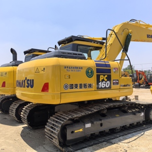 Excavadora Komatsu PC160 de segunda mano, 16 toneladas, equipo usado para movimiento de tierras, para minería y construcción de carreteras - Product Image 2