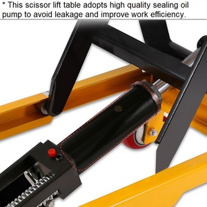 Meja Angkat Gunting Ganda Hydraulic Ulis Tiongkok Pabrikan <span class=keywords><strong>Platform</strong></span> Angkat Gunting 1100lbs 1165lbs - Product Image 4