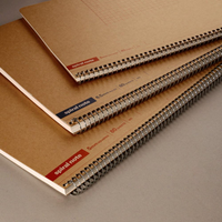 Carnet de notes kraft A4 A5 à couverture rigide avec logo personnalisé Carnets de notes universitaires pour étudiants format A4 100 feuilles