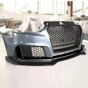 Kit Carrozzeria Stile RS3 con Griglia Nera e Labbro Anteriore per Audi A3 S3 8V 2013 2014 2015 2016 - Product Image 5