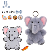 UYEAH OEM/ODM EN71/CPC/GRS Usine de fabrication de jouets en peluche personnalisés, poupée en peluche douce, éléphant en peluche pour enfants, cadeaux pour enfants
