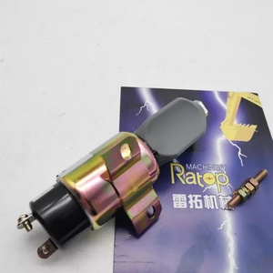 <b>12V</b> 24V Engine Parts Shut Off Stop Solenoid <b>Switch</b> 1751-2467 Stop Solenoid Valve 1751-2467 - Product Image 1