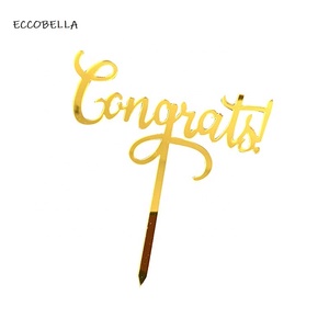 Decorazioni per torta acriliche personalizzate in oro argento rosa congrati <span class=keywords><strong>Design</strong></span> di <span class=keywords><strong>laurea</strong></span> per natale pasqua Ramadan decorazioni di ringraziamento - Product Image 4