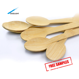 Mẫu miễn phí thìa gỗ 30cm chiều dài 7.5cm tre tre dùng một lần thìa tre thìa gỗ - Product Image 6