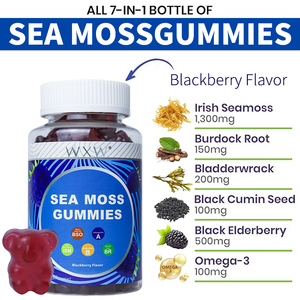 Precio bajo, gomitas de musgo marino, estimulan el sistema inmunológico, suplementos de hierbas de musgo marino, suplementos energéticos de dulces - Product Image 3
