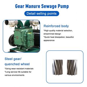 Bomba de Succión de Estiércol Agrícola Pequeña de Alta Potencia con Engranajes, de Fuerte Succión y Sin Obstrucciones, para Granjas de Cría - Product Image 5