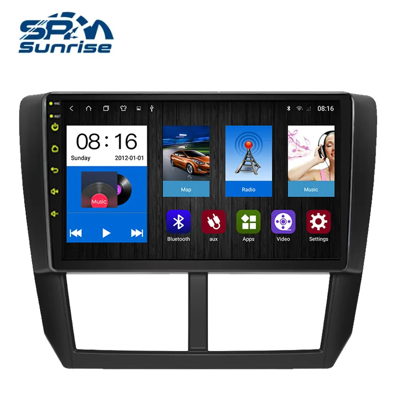 Android 11 Car Radio For Impreza GH GE 2 Din Multimedia Player 2 din Carplay Head Unit For Subaru Forester 3 SH 2007-2013