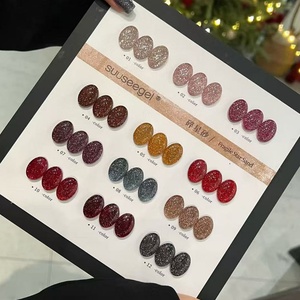 Oferta Especial: Gel de Uñas con Destellos de Diamante en 12 Colores, Súper Brillante, con Tabla de Exhibición para Realzar las Uñas, 15 ml - Product Image 6