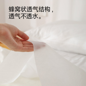 Disposable Bed Sheet Set White Sms Nonwoven Fabric 1 Ply For Travel Hotels Double Bedding - Product Image 4