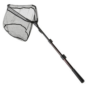 Rete da Pesca King Kong Nera in Lega di Alluminio Telescopica Pieghevole Profondità 50cm Manico in Acciaio Inox Attrezzatura da Pesca per Esterni - Product Image 5