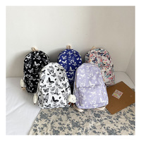 Twinkle Usine En Gros Casual Simple Polyvalent papillon Nylon Tissu Sacs D'école pour Les Adolescents