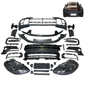 Kit de Carrocería Modificado 25, Componentes de Parachoques Delantero Compatibles con <span class=keywords><strong>Porsche</strong></span> <span class=keywords><strong>Macan</strong></span> 2011-2017, Capó y Paneles de Guardabarros - Product Image 3