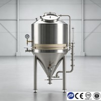 Tanque de Fermentación de Alcohol de Acero Inoxidable, Fermentador para Destilería de Licores, Sanitario, SS304, 200L-2000L
