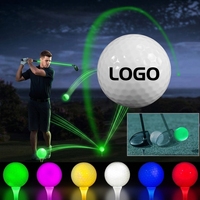 Balles de golf lumineuses RGB qui brillent dans le noir, balles de golf LED super lumineuses pour les tournois de golf nocturnes, impression personnalisée