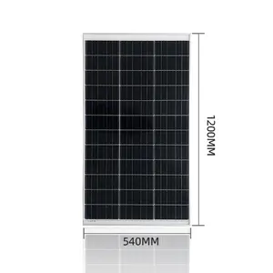 Trung Quốc nửa tế bào Tấm pin mặt trời 50W 60W 80W 100W 120W 135W Bảng điều khiển năng lượng mặt trời dễ dàng cài đặt năng lượng mặt trời PV nhà hệ thống mô-đun năng lượng mặt trời