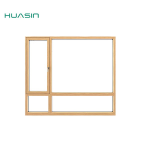 <span class=keywords><strong>Ventanas</strong></span> de Madera Revestidas de Aluminio de Ahorro Energético Personalizadas Huasin para Residencias de Lujo y Diseño Arquitectónico Comercial - Product Image 1