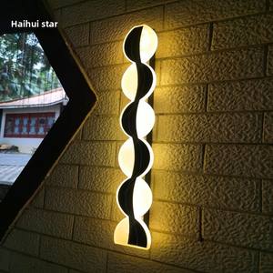 Lampu Dinding Strip surya panjang kualitas tinggi lampu dinding eksterior taman luar ruangan IP65 hemat energi - Product Image 1