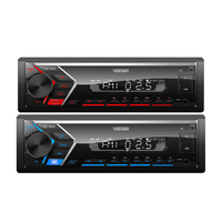 Autoestéreo Clásico Pionero de 1 Din para Tablero Reproductor de MP3 y MP4 con Bluetooth y Función de Manos Libres Material de PC con Puerto Auxiliar