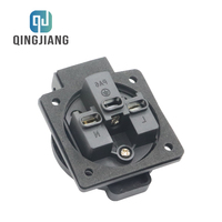 Enchufe Industrial Británico Impermeable IP44, Protección de Seguridad, Tipo Tarjeta Integrada, Conexión por Tornillo, Cable de Extensión Termoplástico