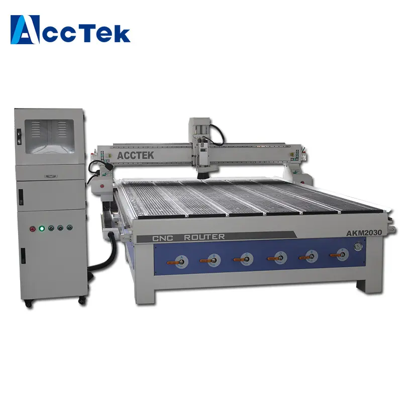 Cnc kesici ve gravür makinesi sıcak satış ahşap 3d freze cnc router 4 eksen cnc makinesi AKM2030