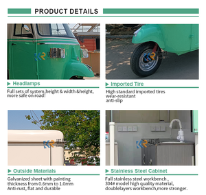 Triciclo móvil personalizado, carro <span class=keywords><strong>de</strong></span> <span class=keywords><strong>comida</strong></span>, camión <span class=keywords><strong>de</strong></span> helados, Tuk eléctrico, camión <span class=keywords><strong>de</strong></span> <span class=keywords><strong>comida</strong></span> Ape, <span class=keywords><strong>Bar</strong></span> al aire libre con equipo - Product Image 6