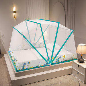 Storable And Installation-Free Yurt <strong>Mosquito</strong> <strong>Net</strong> For Home 2024 New Folding Bedroom Encrypted Children'S Anti-Fall Bottomless - Product Image 3