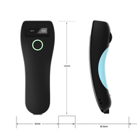 Escáner de Código de Barras W6 con Sensor CMOS, Pantalla Inalámbrica Portátil para Punto de Venta, Supermercado, Almacén, Gestión de Inventario
